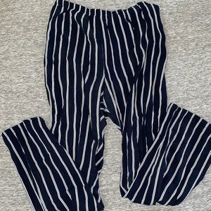 BRANDY MELVILLE navy striped pants